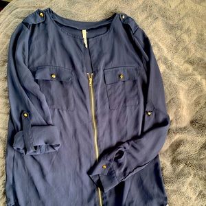 Chiffon long sleeve top